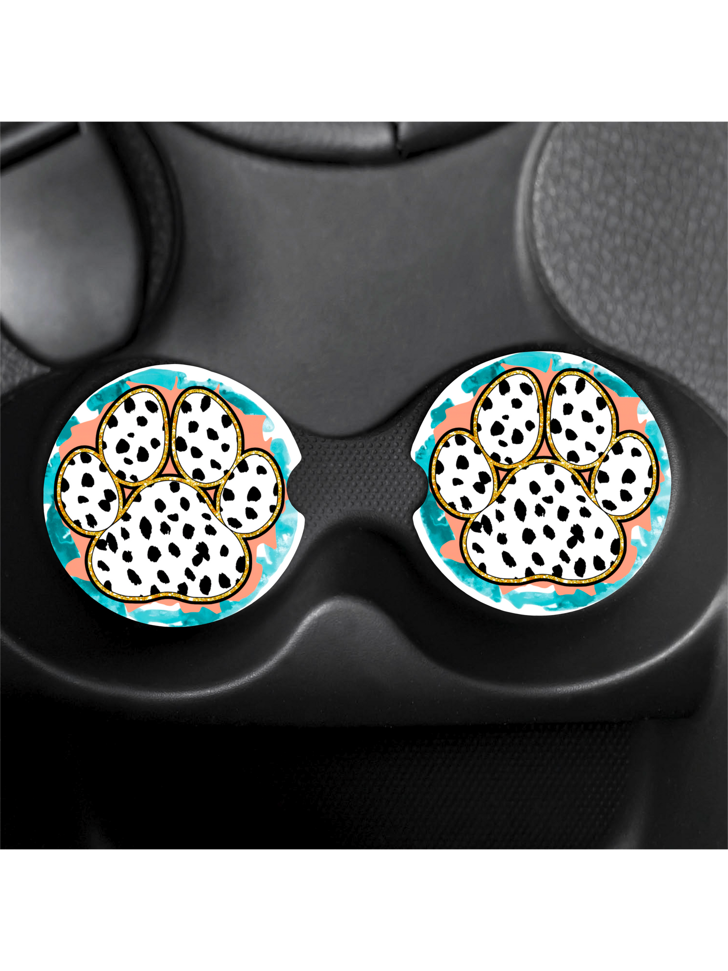 rubber car coasters/ trendy/ absorbent neoprene/cute/fun