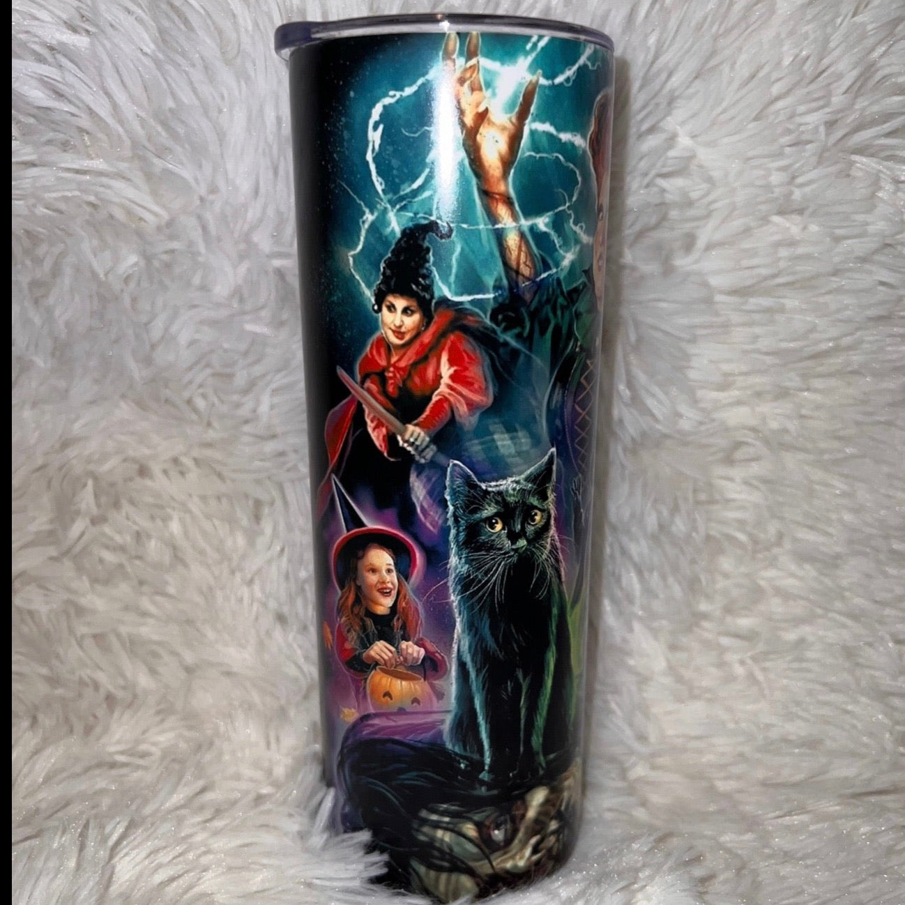 Glow in the dark hocus pocus 20oz tumbler