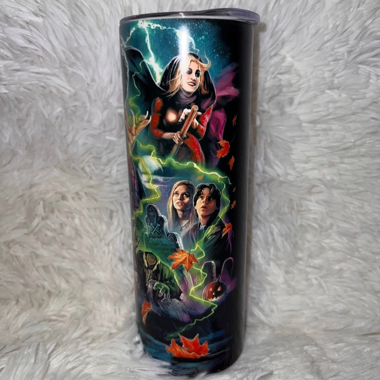 Glow in the dark hocus pocus 20oz tumbler