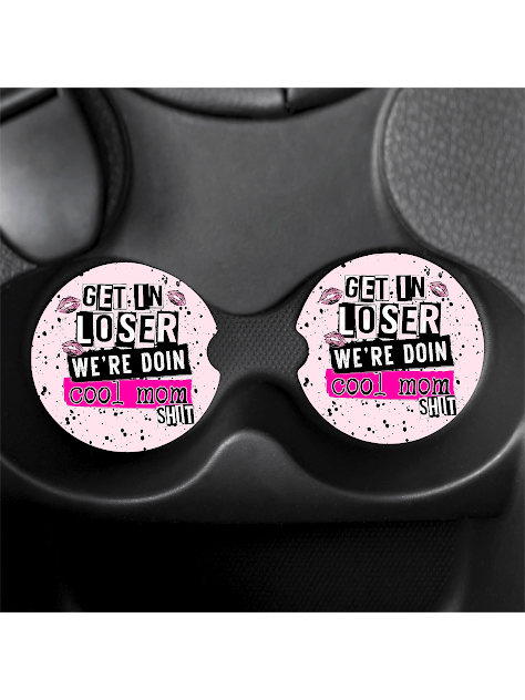 rubber car coasters/ trendy/ absorbent neoprene/cute/fun