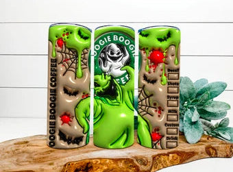 20oz 3D illusion oogie boogie/handmade/cute/gift
