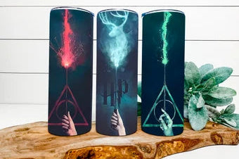 20oz harry p/wands /handmade/cute/gift