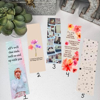 TS Bookmark, inspired designs for every era/ book lover gift