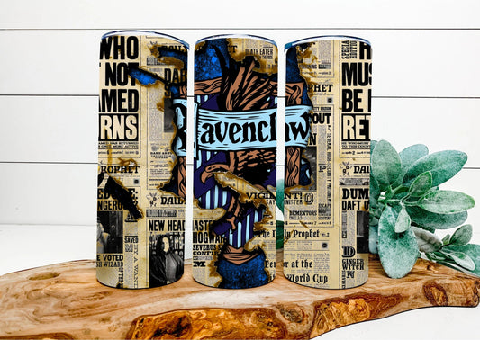 20oz harry p/ravenclaw/handmade/cute/gift