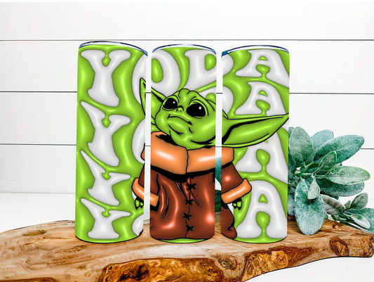 20oz baby yoda tumbler/cute/star/wars