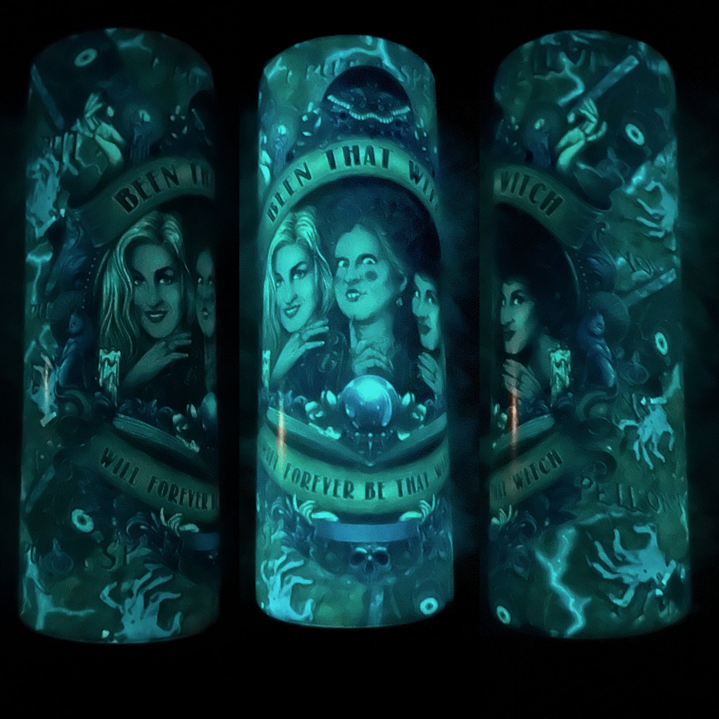 Glow in the dark hocus pocus 20oz tumbler