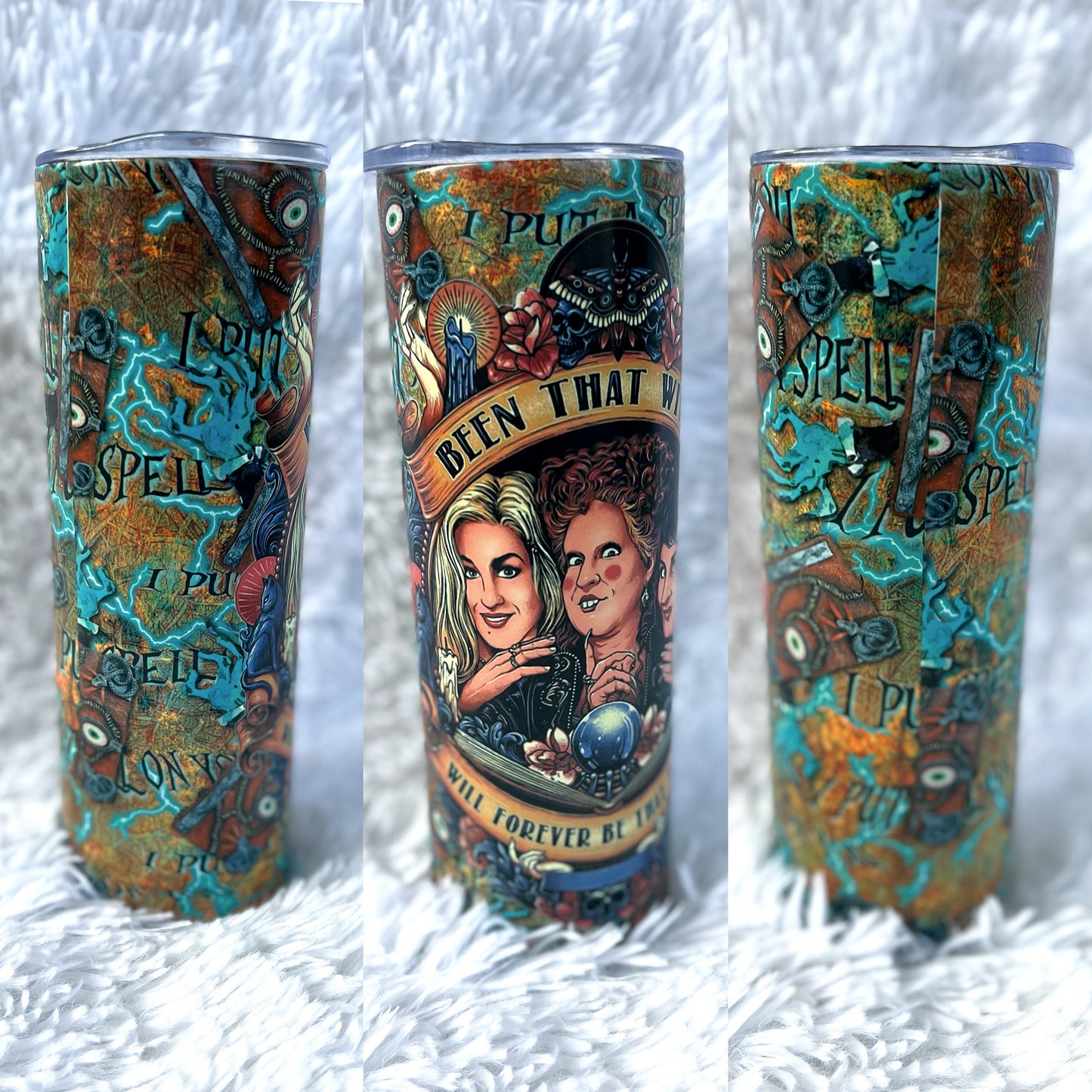 Glow in the dark hocus pocus 20oz tumbler