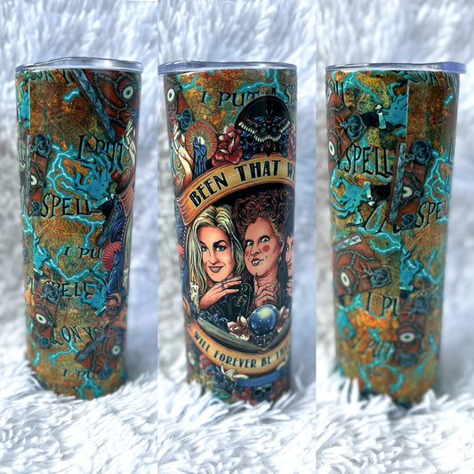 Glow in the dark hocus pocus 20oz tumbler